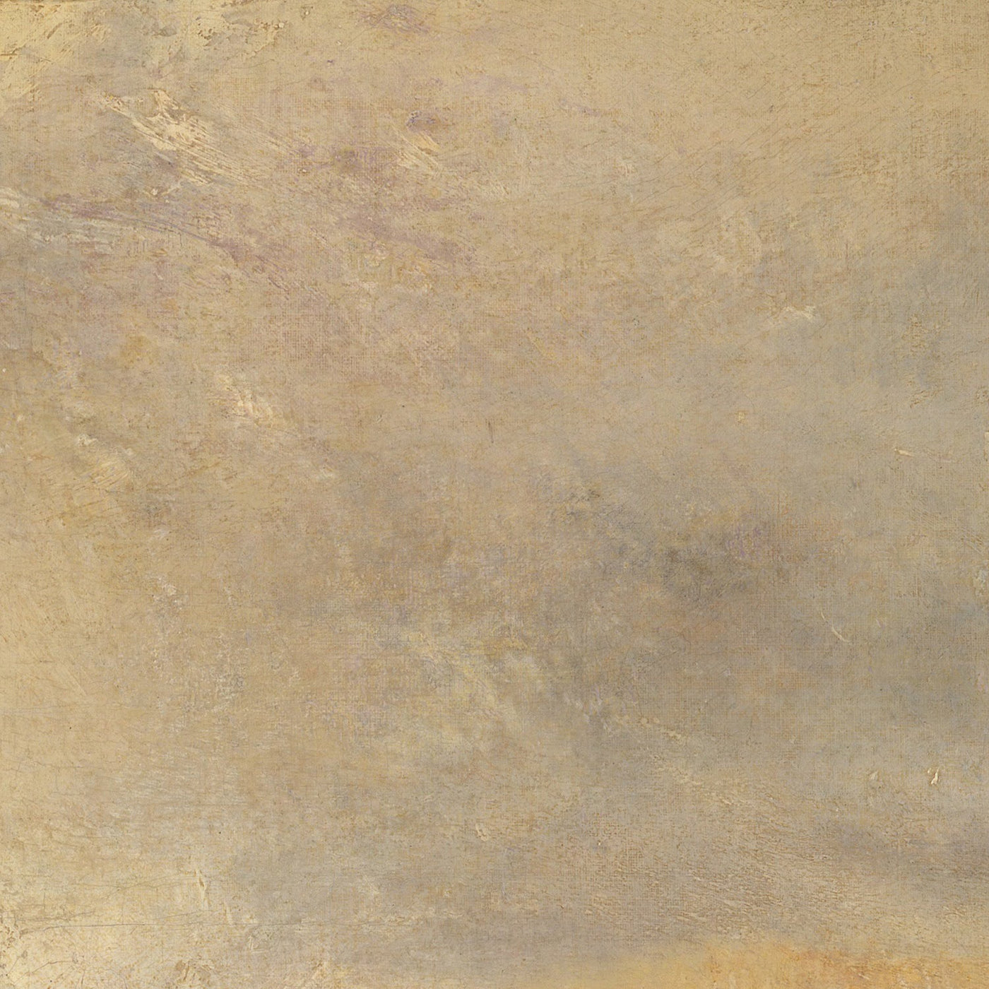 Stormy Sea Breaking on a Shore by Turner, 1840