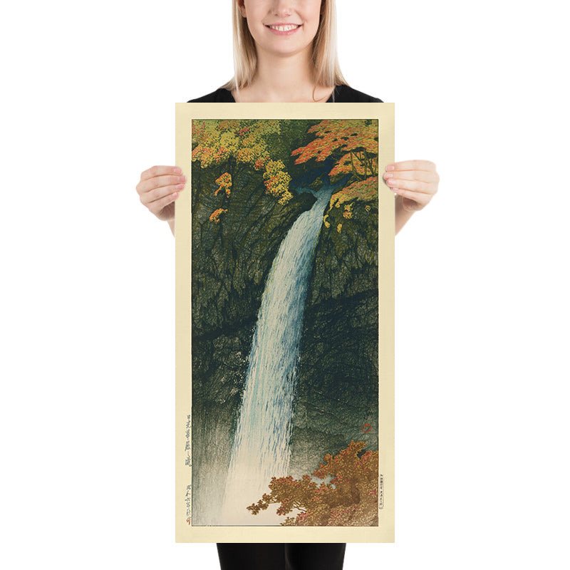 Cascada Kegon, Nikkô de Hasui Kawase, 1935 