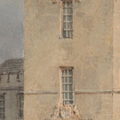 Vista de Hampton Court, Hertfordshire, desde el noroeste por Turner, 1806 