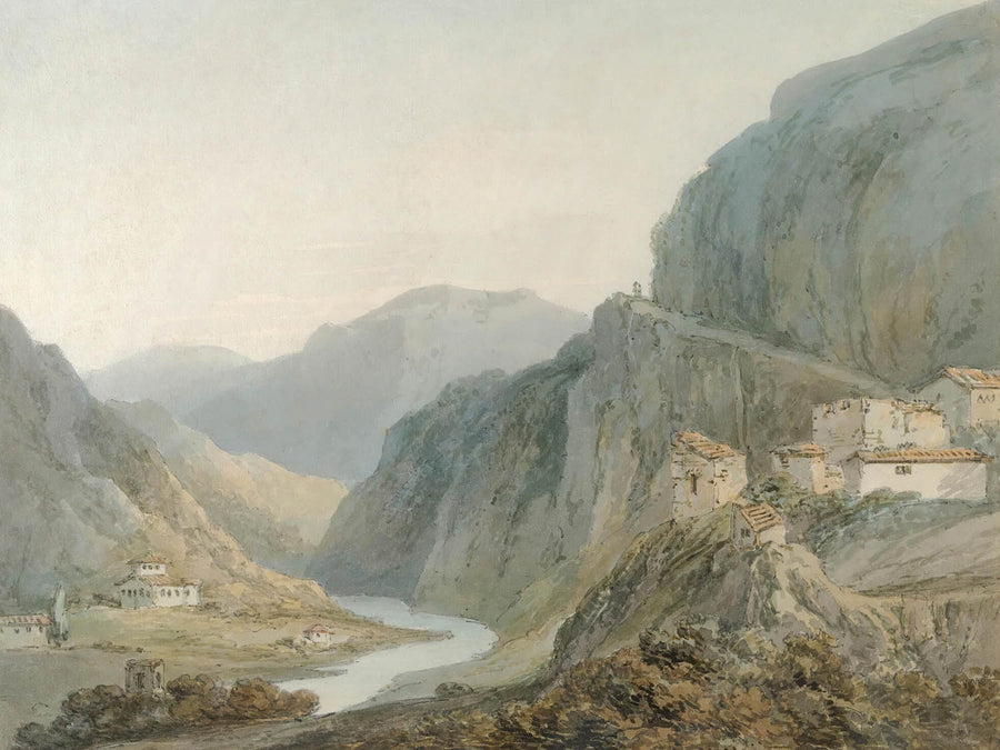 Ascesa alla Cascata di Terni di Turner, 1800 