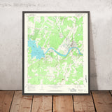 Old Map of Horseshoe Bay, Texas by USGS, 1967 – Marble Falls, Lake LBJ & Colorado River