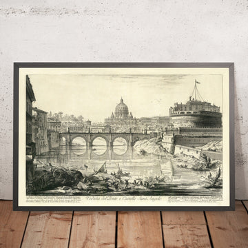 A framed image of 