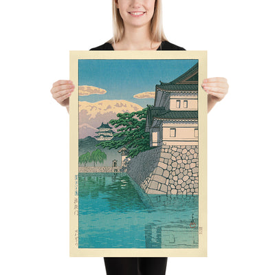 Kikyo Mon Gate of the Imperial Palace by Hasui Kawase, 1935