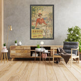 Zeste Vintage Lemon Drink Poster by Nicolas Francisco Tamagno, 1904