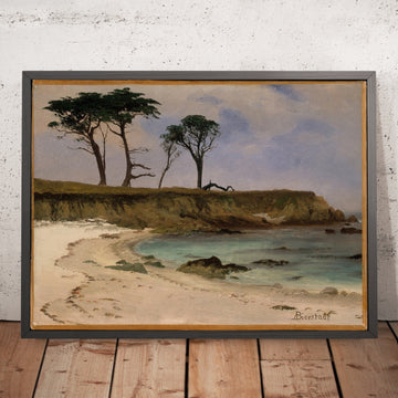 A framed image of 