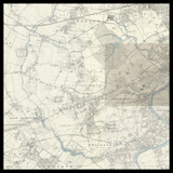 Carte ancienne personnalisée de Hounslow 