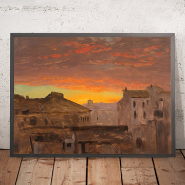 A framed image of 