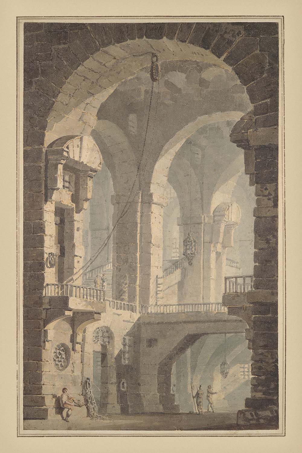 Prison Sombre (Carcere Oscura) par Turner, 1790 