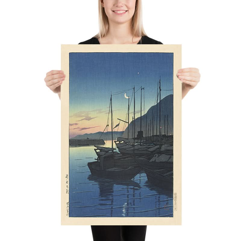 Morgen in Beppu von Hasui Kawase, 1928 