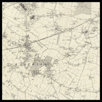 An old Ordnance Survey map of Widnes