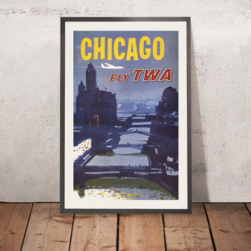 A framed image of 