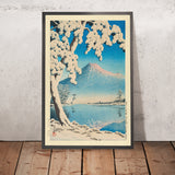 Mt. Fuji dopo la neve a Tagonoura di Hasui Kawase, 1935 