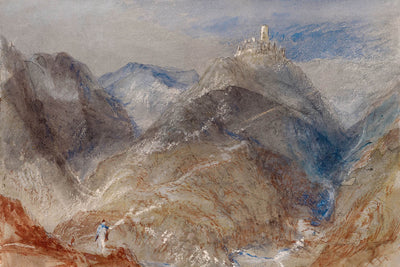 Castle on Height near Geneva by Turner, 1836