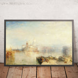 La Dogana et Santa Maria della Salute par Turner, 1843 