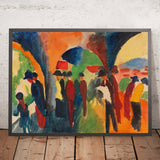Under the Arcades of Thun by August Macke, 1913