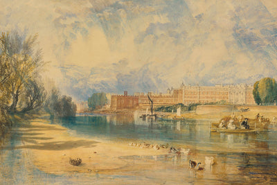 Hampton Court Palace by Turner, 1827