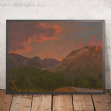 Mountain Landscape at Sunset by Frederic Edwin Church, 1865