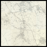 Personalised Old Map of Harrow