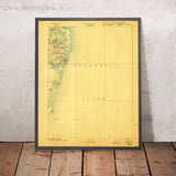 Old Map of Chatham, Massachusetts by USGS, 1893 – Cape Cod, Pleasant Bay & Monomoy Island