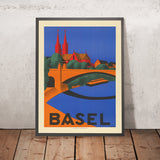 Basel-Reiseposter von Hedwig Thoma, 1927 