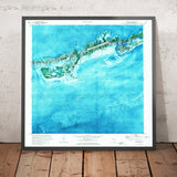 Old Map of Marathon, Florida by USGS, 1971 – Florida Keys, Boot Key Harbor & Key Vaca