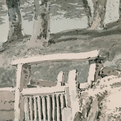 Compuerta, Abadía de Netley, Hampshire por Turner 1794 