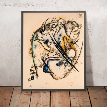 A framed image of 