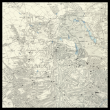 Carte ancienne personnalisée de Hampstead 