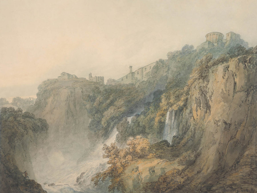 Tivoli con il Tempio della Sibilla e le Cascate di Turner, 1796 