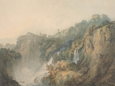 Tivoli con el Templo de la Sibila y las Cascadas de Turner, 1796 