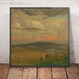 Landscape, Hudson Valley by Frederic Edwin Church, 1870