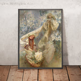 Madonna of the Lilies by Alphonse Mucha, 1905