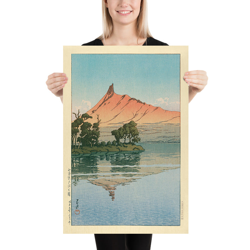Parc Onuma à Hokkaido par Hasui Kawase, 1935 