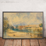 Hampton Court Palace von Turner, 1827 