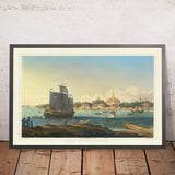 Primera vista de Bangkok por Henry Colburn, 1828 