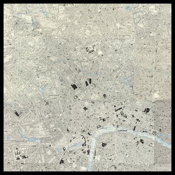 An old Ordnance Survey map of Borough of Camden