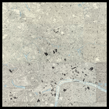 Mapa antiguo personalizado del distrito de Camden 