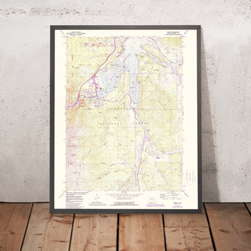 Old Map of Dillon Reservoir, Colorado by USGS, 1970 – Frisco, Blue River & Arapahoe National Forest