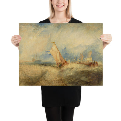 Van Tromp, yendo a complacer a sus amos por Turner, 1844 