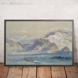 Génova desde el mar por Turner 1828 