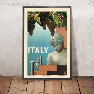 A framed image of 