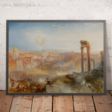 Rome moderne - Campo Vaccino par Turner, 1839 