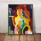 Coloured Forms III by August Macke, 1913