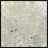 Carte ancienne personnalisée d'Islington 