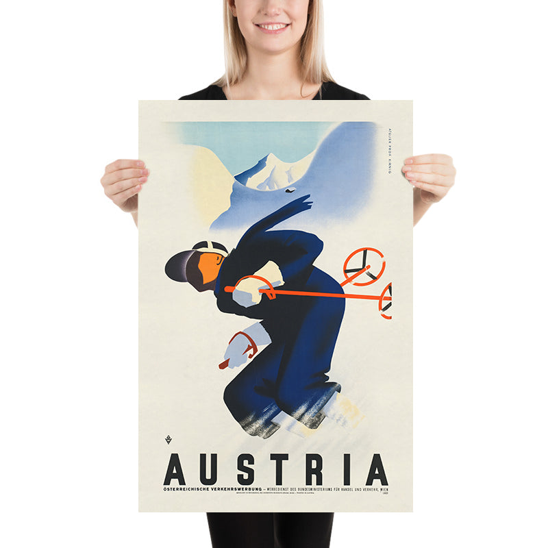 Austria Travel Poster: Austria by Joseph Binder