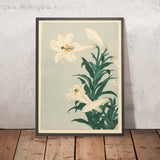 Lilies by Ohara Koson, 1900