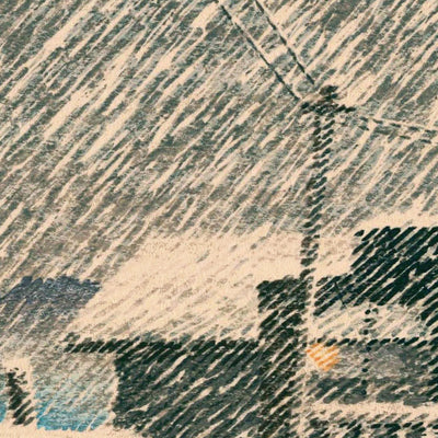 Tempête de neige à Tsukishima par Hasui Kawase, 1935 