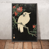 Cockatoo And Pomegranate I by Ohara Koson, 1877