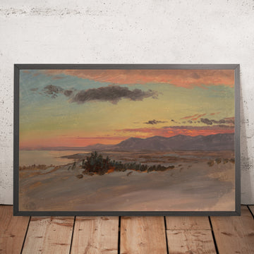 A framed image of 