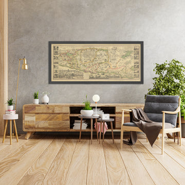 Mappa molto grande della Terra Santa e di Gerusalemme di Haines, 1828: fatta in America, Esodo, Sinai, Tempio di Salomone, Betlemme 